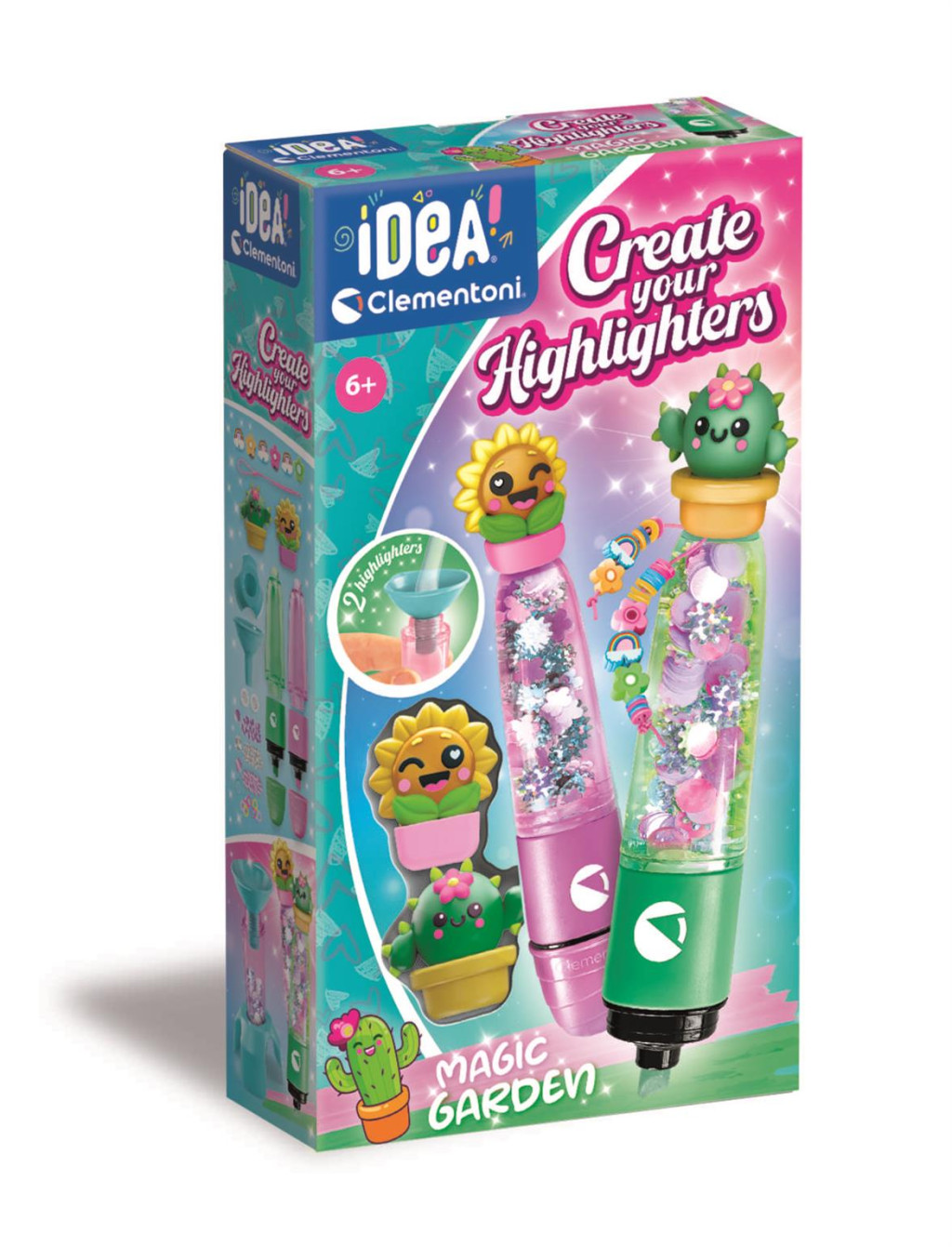 Colour Magic Garden markerite valmistamise komplekt Clementoni – tootepilt