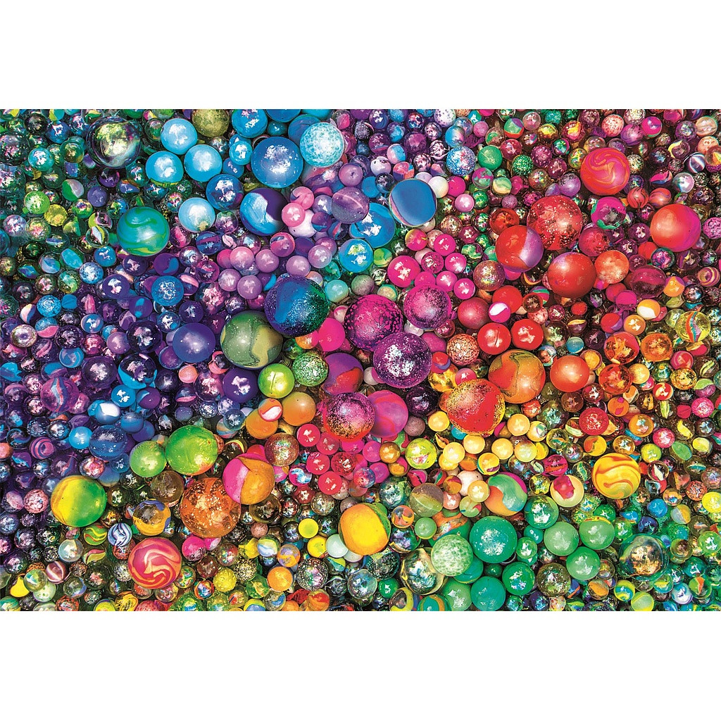 Colour Marv 1000-osaline Compact pusle Balls Clementoni – detailvaade 2