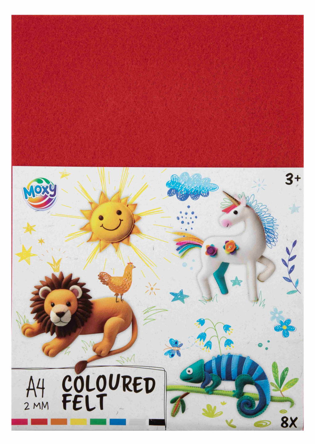 Colour Moxy creative felt sheets 8 sheets – tootepilt