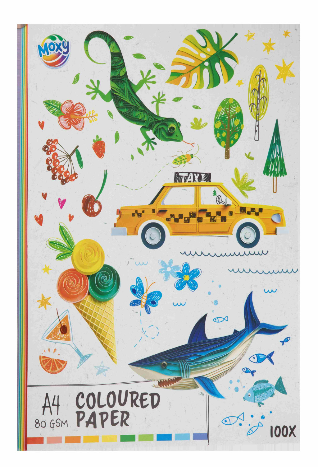 Colour Moxy creative paper set 100 sheets – tootepilt