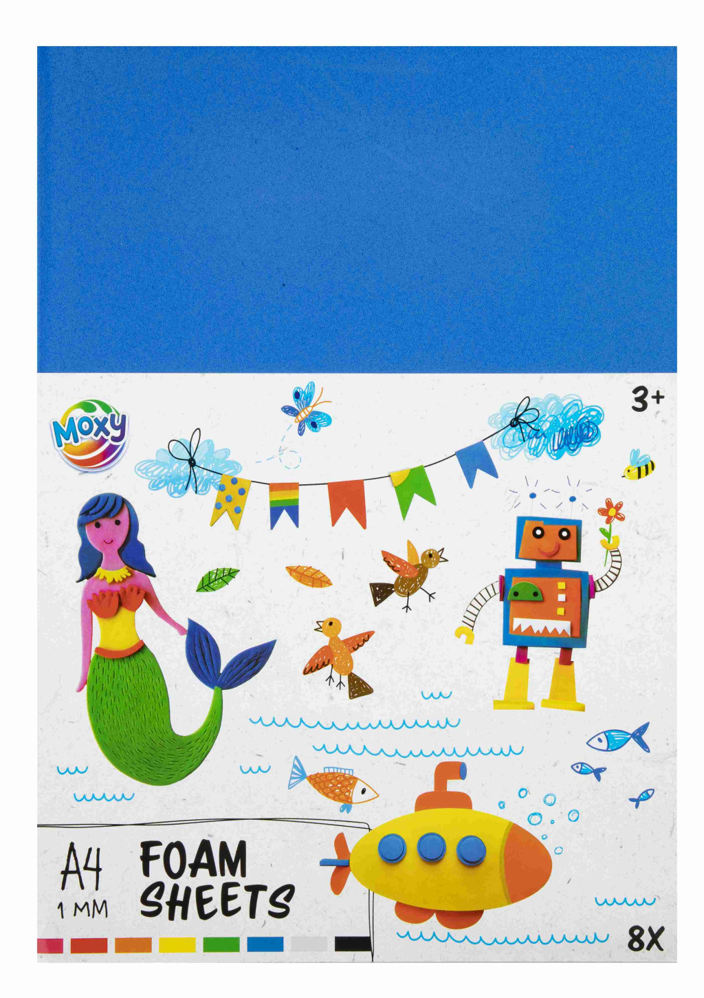 Colour Moxy Foam Sheets, 8 Sheets – tootepilt