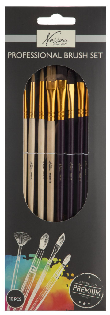 Colour Nassau Professional pintslikomplekt 10-osaline – tootepilt