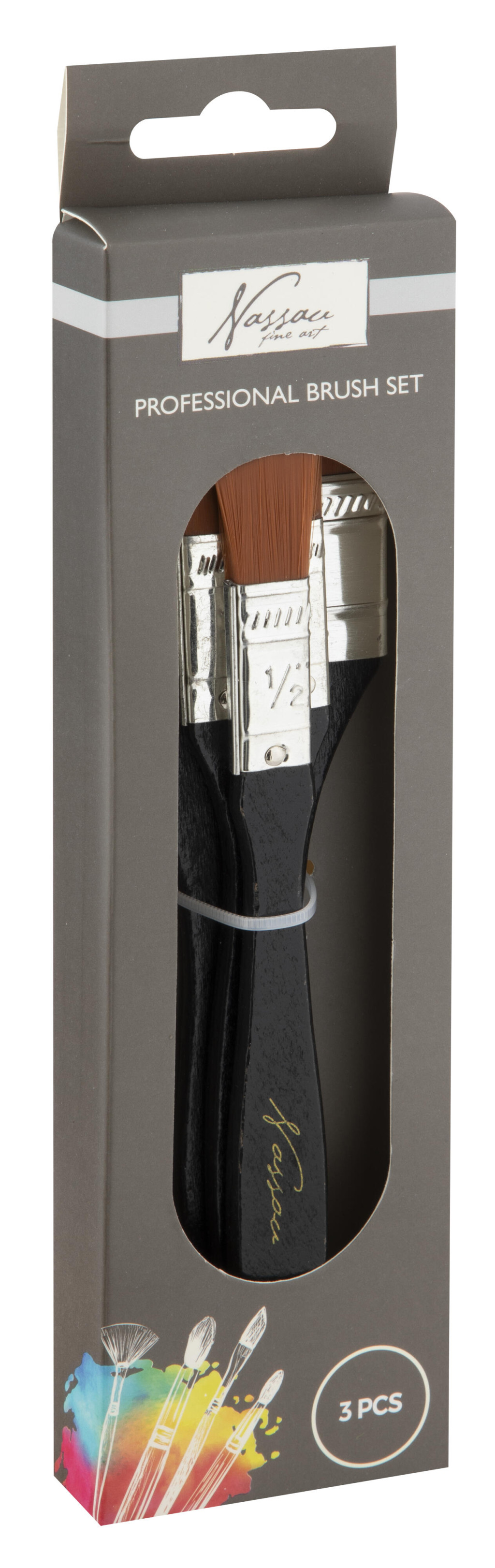 Colour Nassau Professional pintslikomplekt 3-osaline – tootepilt