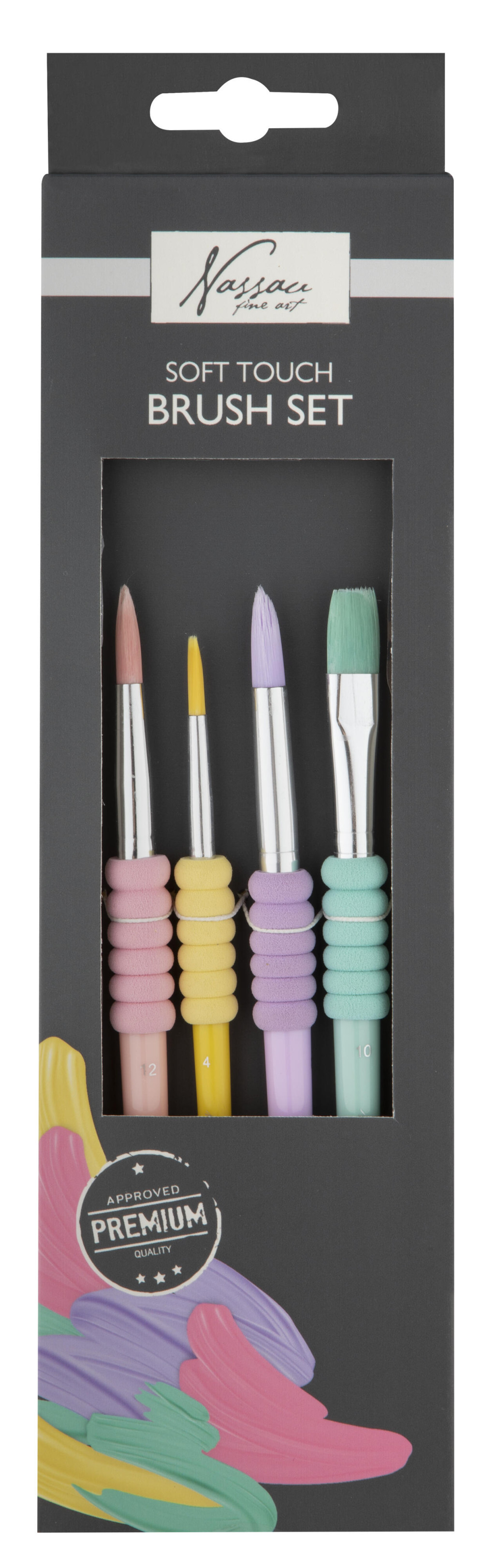 Colour Nassau soft touch pintslikomplekt 4-osaline – tootepilt