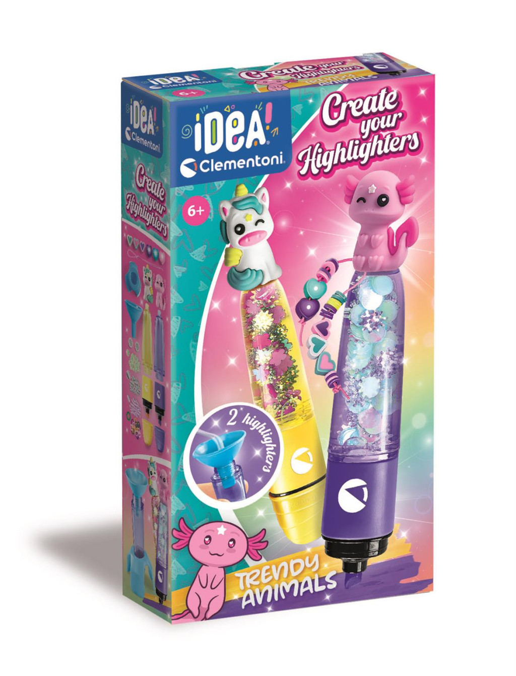 Colour Trendy Animals Clementoni markerite valmistamise komplekt – tootepilt
