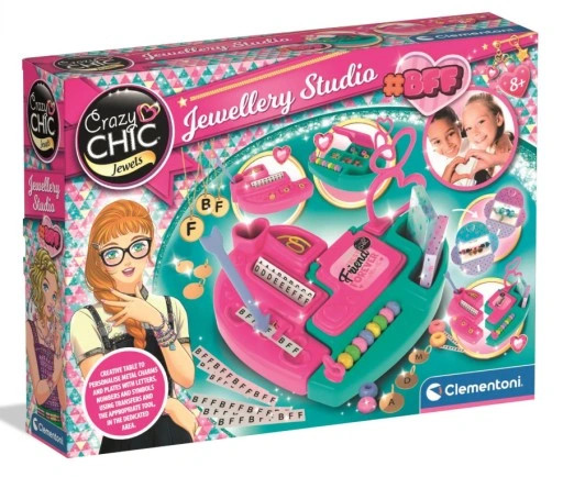 Crazy Chic BFF Clementoni creative ehete valmistamise komplekt – tootepilt