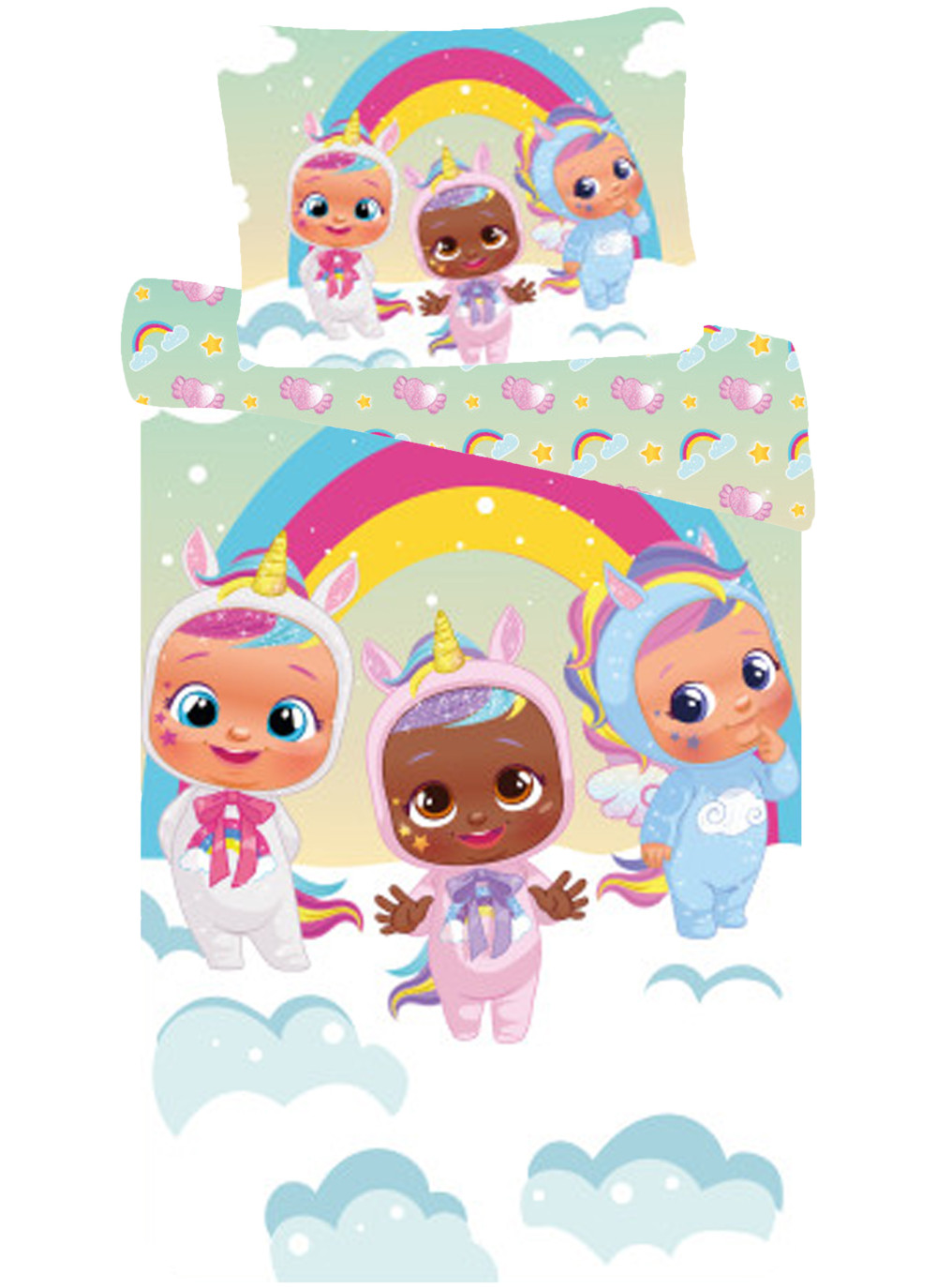 Cry Babies children's bedding cover 100x135cm, 40x60 cm – tootepilt