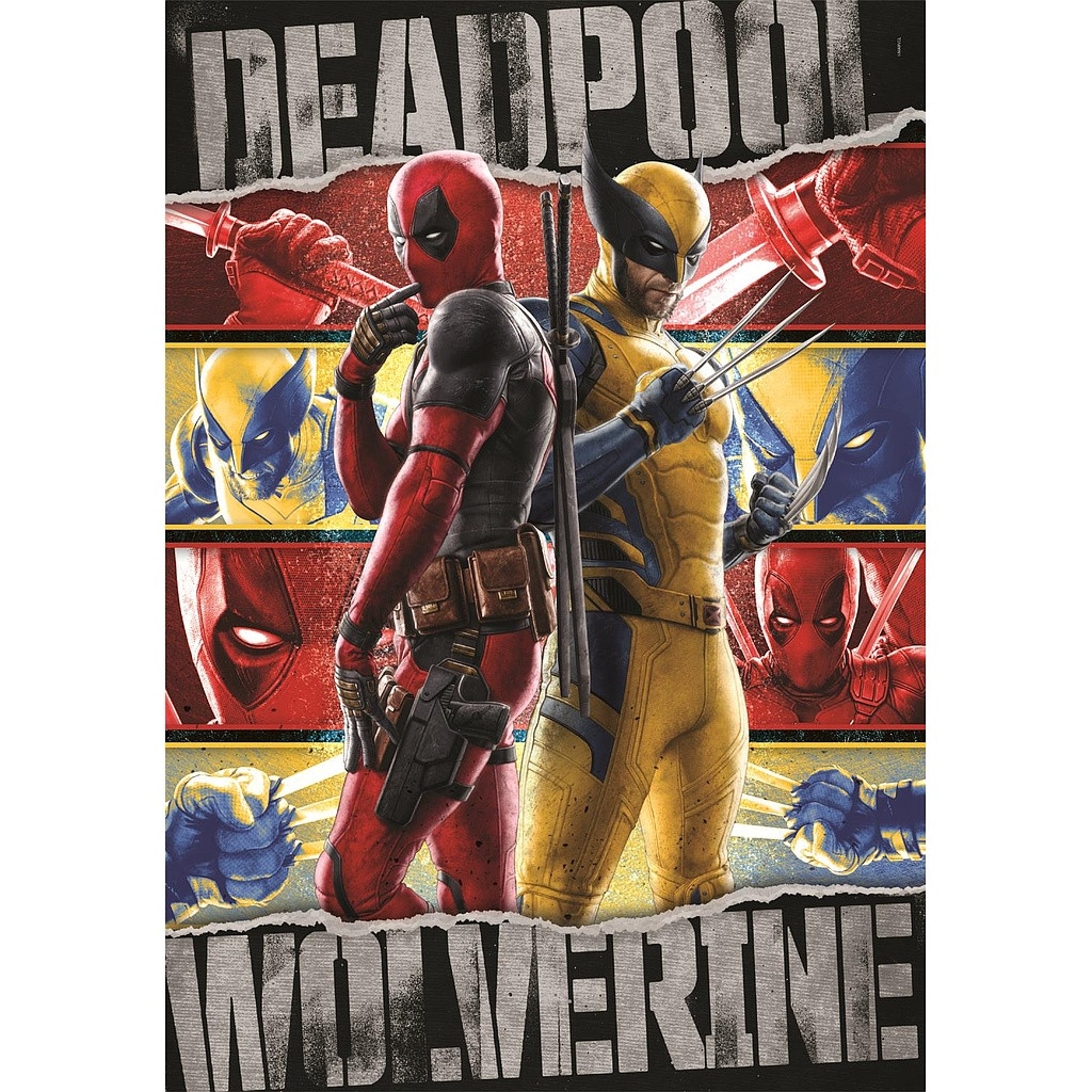 Deadpool Wolverine & 1000-osaline Compact pusle Clementoni – detailvaade 2