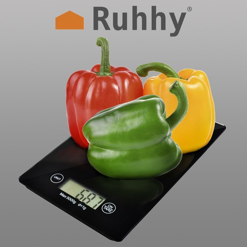 Digitaalne köögikaal klaaspinnaga – kuni 5 kg