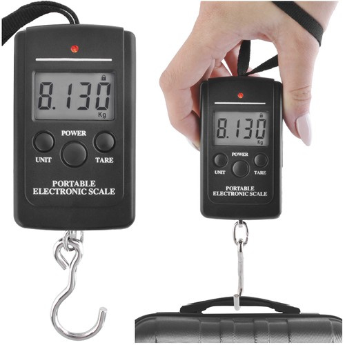 Digitaalne pagasikaal Ruhhy konksuga, kuni 40 kg