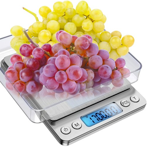 Digitaalne täppiskaal, 0,1 g kuni 2 kg