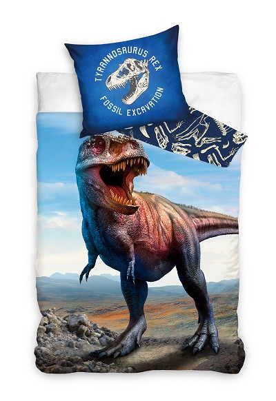 Dinosaur Excavation voodipesukomplekt 140x200cm, 70x90 cm – tootepilt