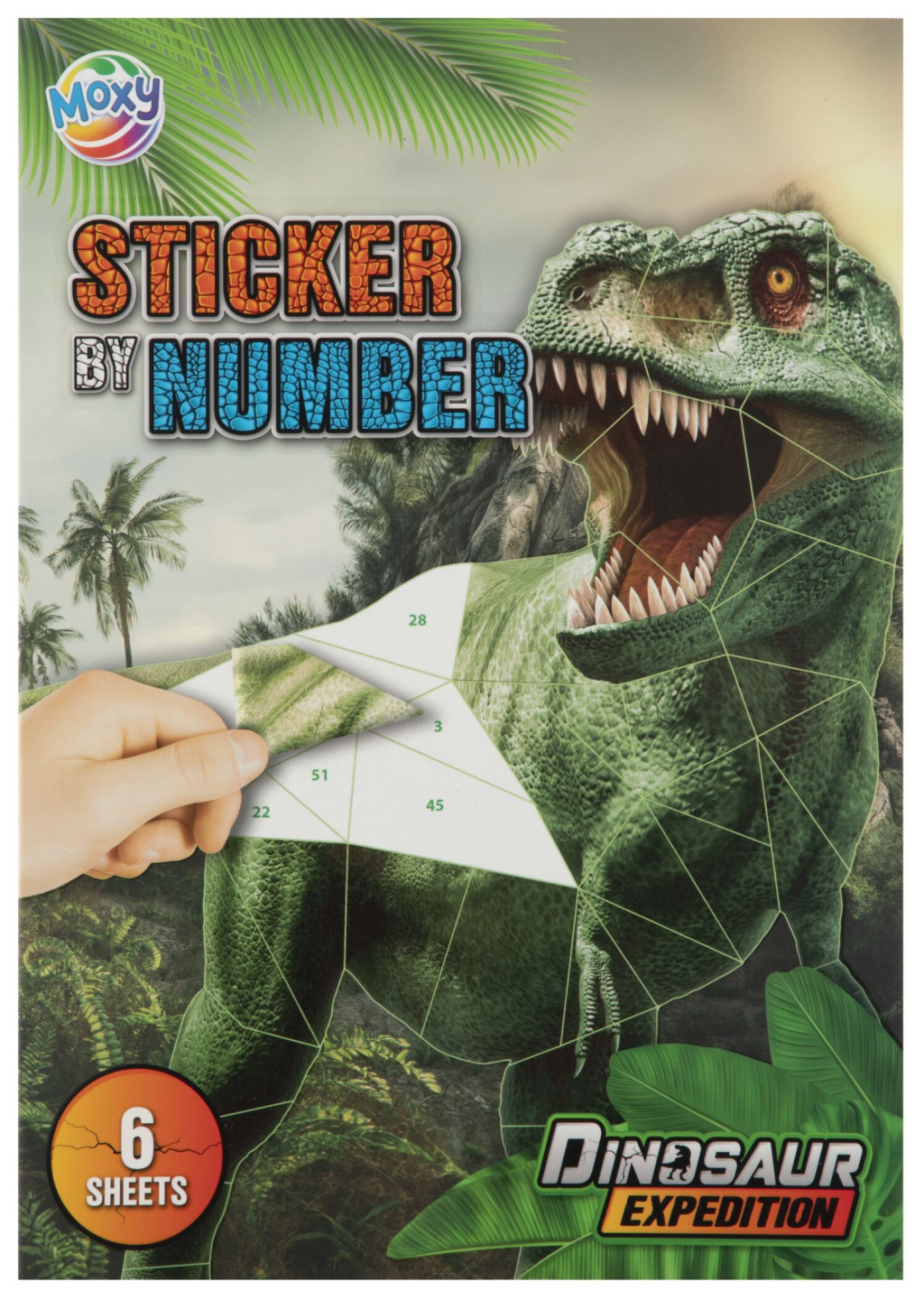 Dinosaur Expedition pusle sticker set – tootepilt