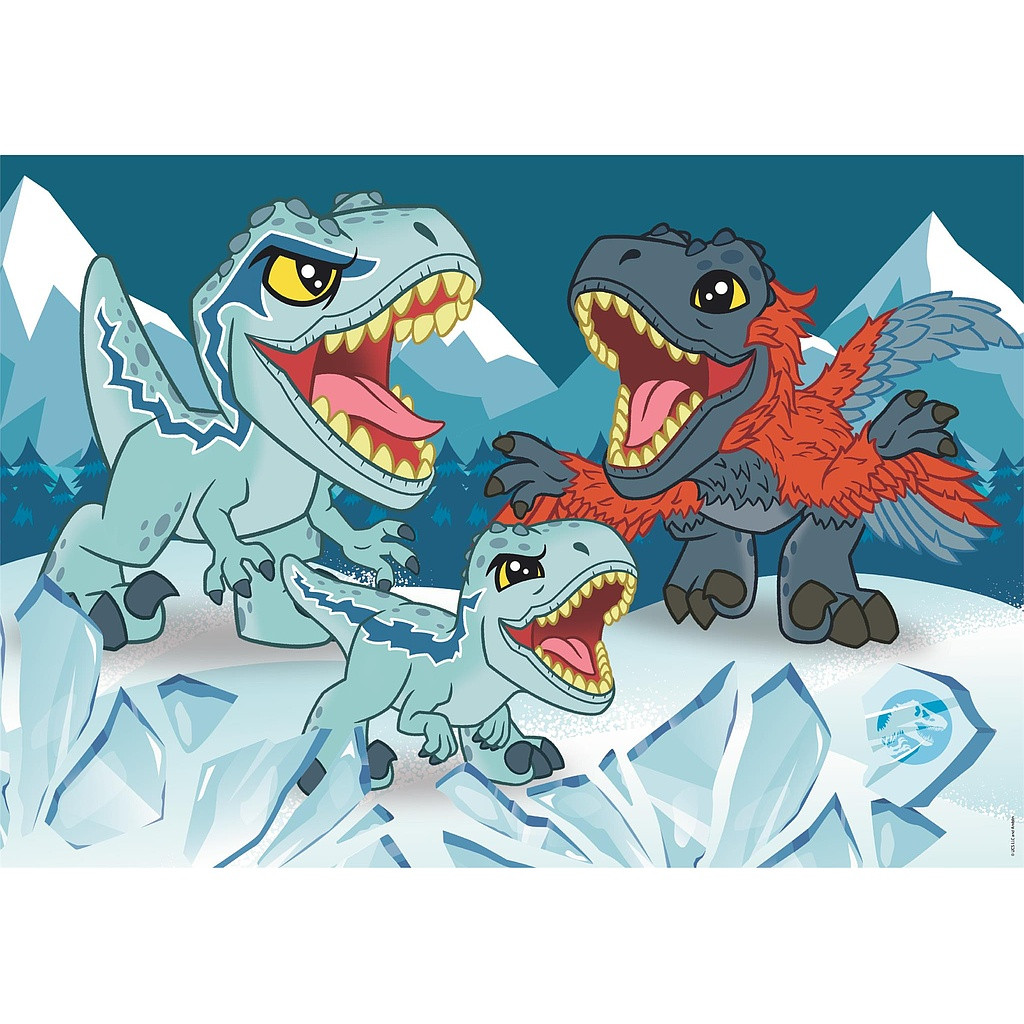 Dinosaur Explorers 2×20-osaline pusle Clementoni – detailvaade 2