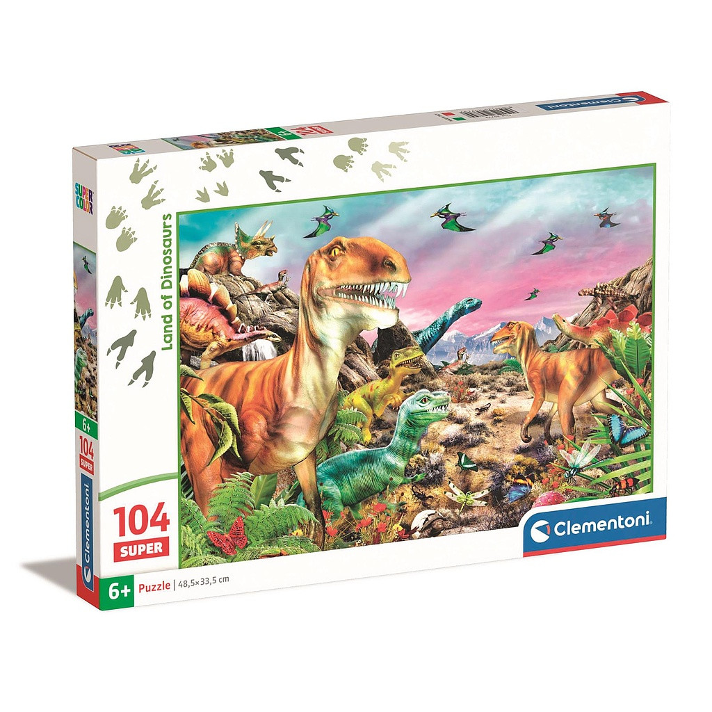 Dinosaur Land 104-osaline Clementoni pusle – tootepilt