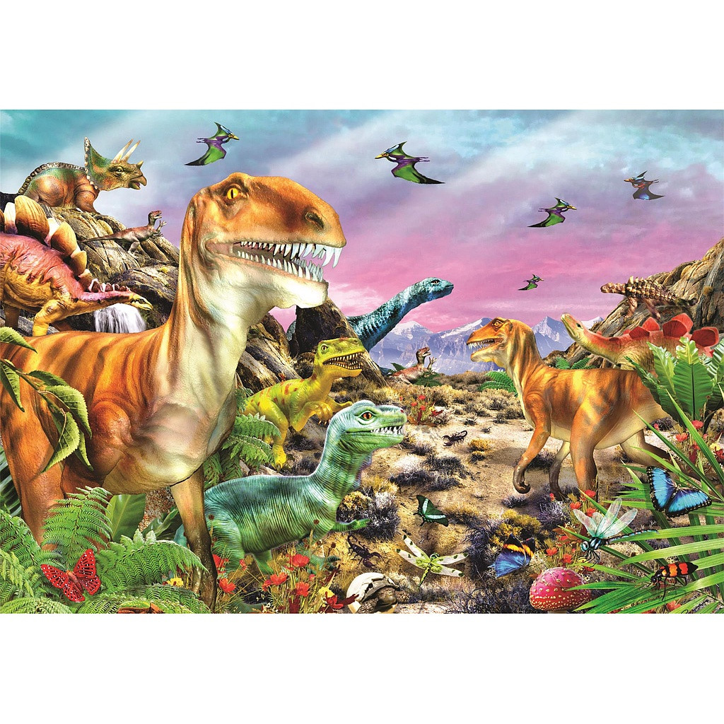 Dinosaur Land 104-osaline Clementoni pusle – detailvaade 2