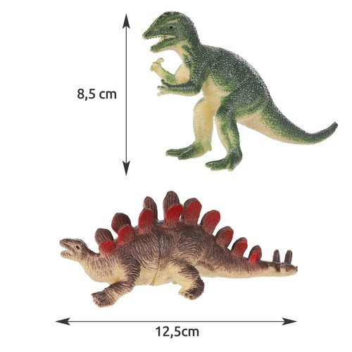 Dinosauruste figuuride komplekt, 12 tk