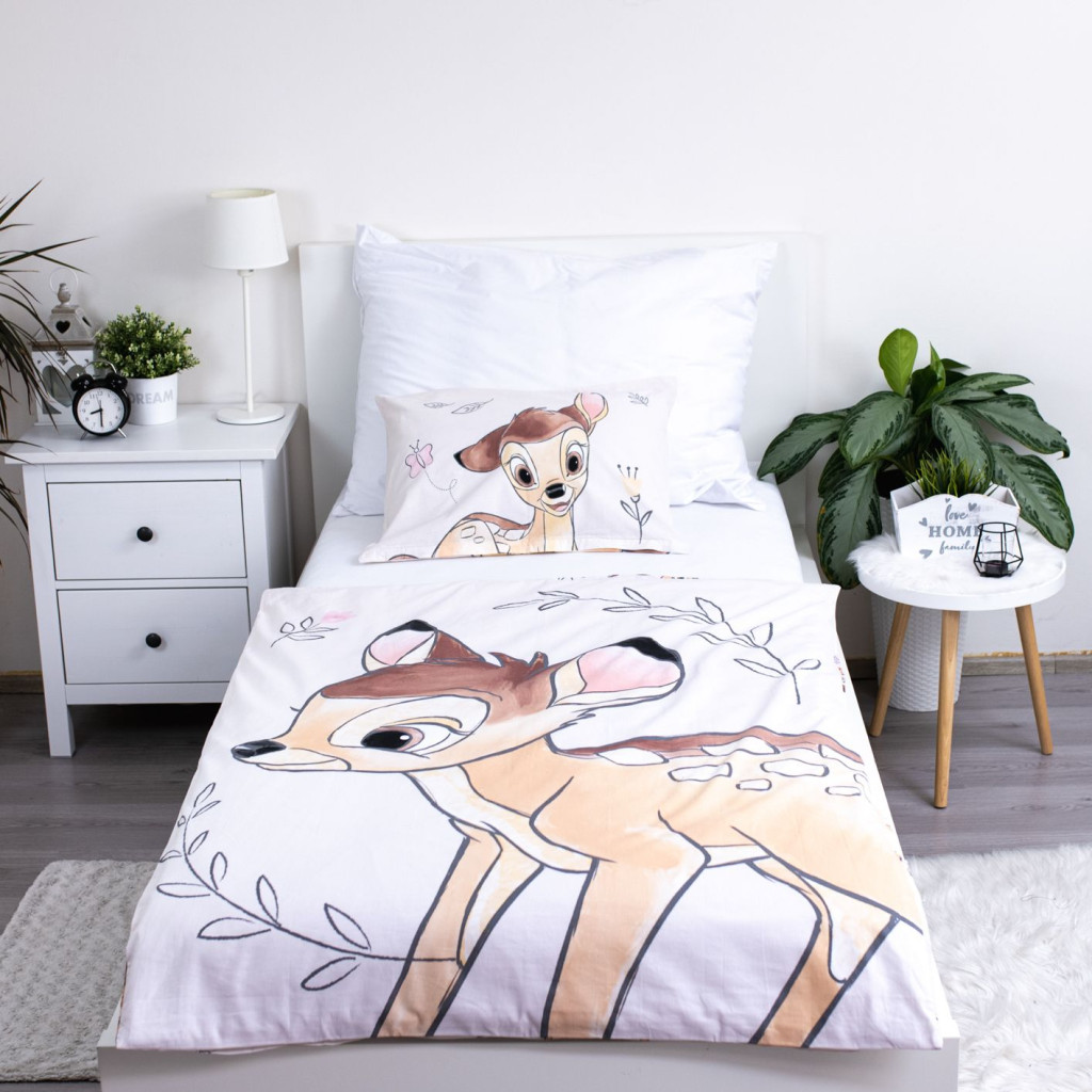 Disney Bambi Beige children's bedding cover 100x135cm, 40x60 cm – detailvaade 2