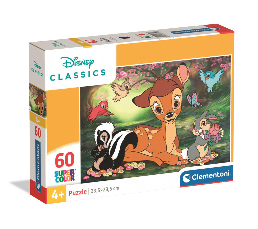 Disney Bambi Forest Friends 60-osaline Clementoni pusle – tootepilt