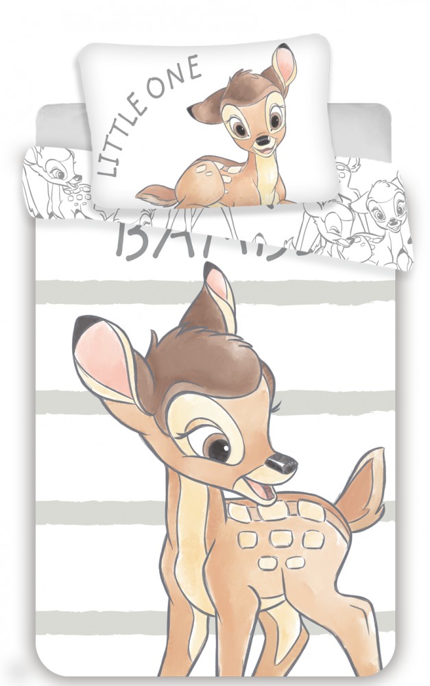 Disney Bambi Little One children's voodipesukomplekt 100x135cm, 40x60 cm – tootepilt