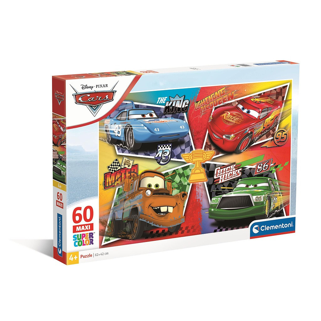 Disney Cars 60-osaline maxi pusle Clementoni – tootepilt