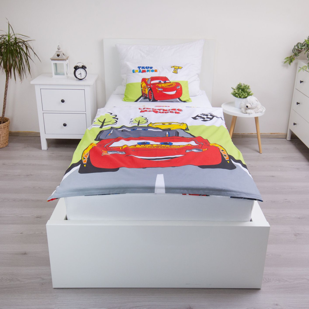 Disney Cars Champion children's nursery voodipesukomplekt 100x135 cm, 40x60 cm – detailvaade 2