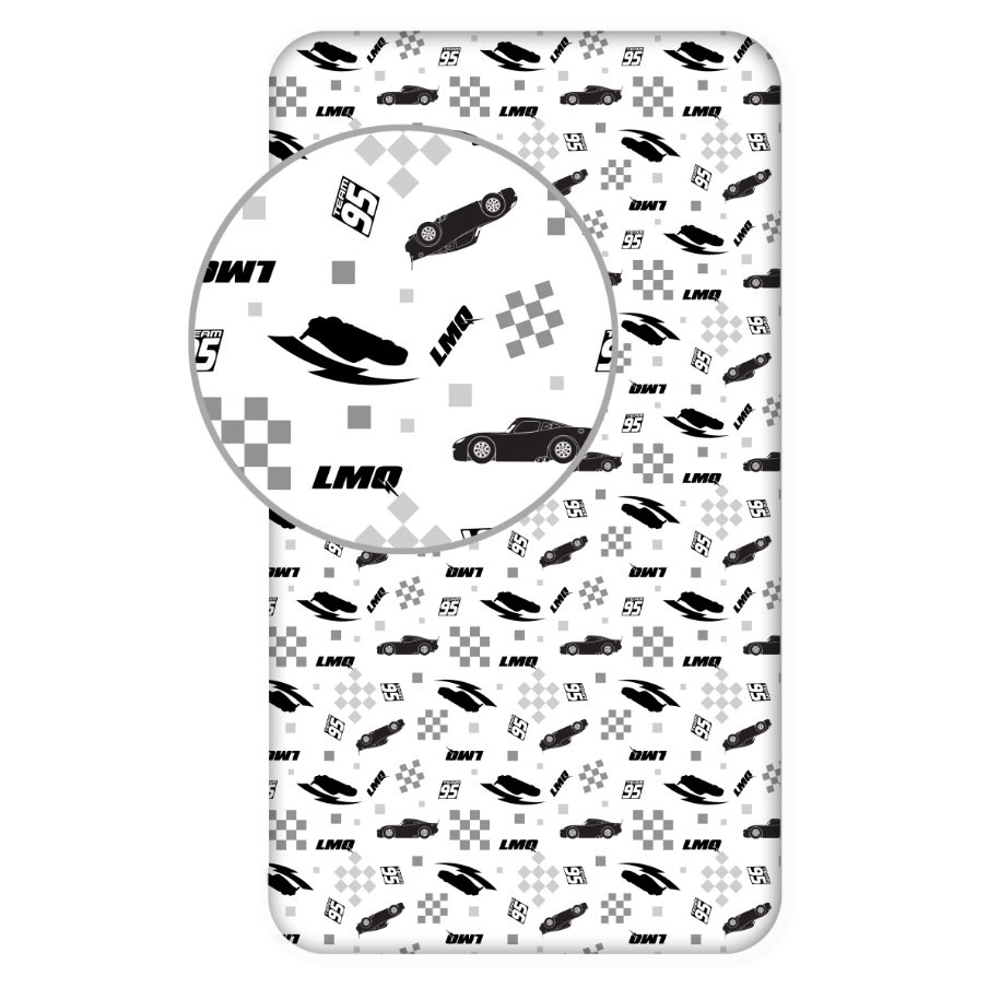 Disney Cars LMQ kummiga voodilina 90x200 cm – tootepilt