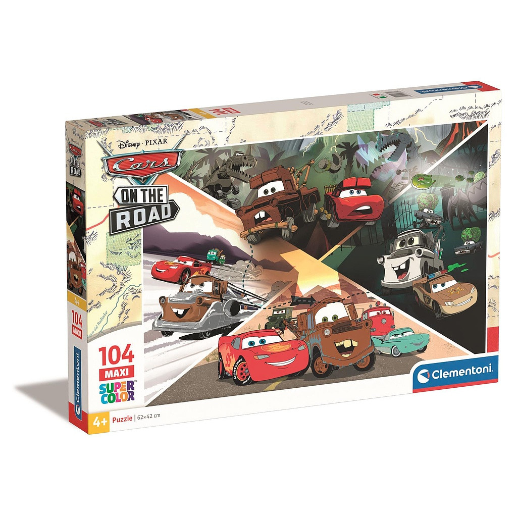 Disney Cars Mater's Tall Tales 104-osaline maxi pusle Clementoni – tootepilt