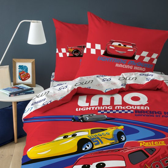 Disney Cars Racing Hero kids voodipesukomplekt 100x135 cm, 40x60 cm – detailvaade 2