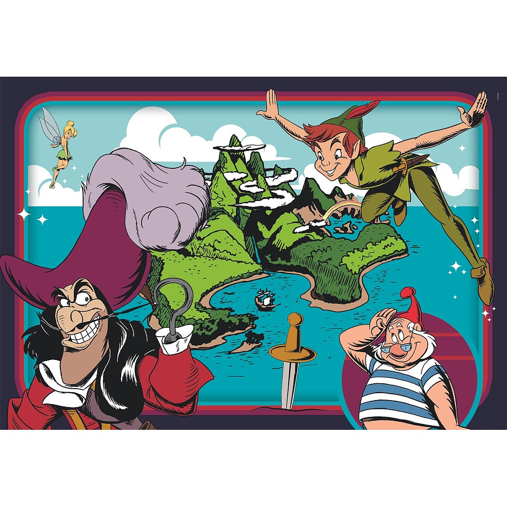 Disney Classics 2×60-osaline pusle Clementoni – detailvaade 2
