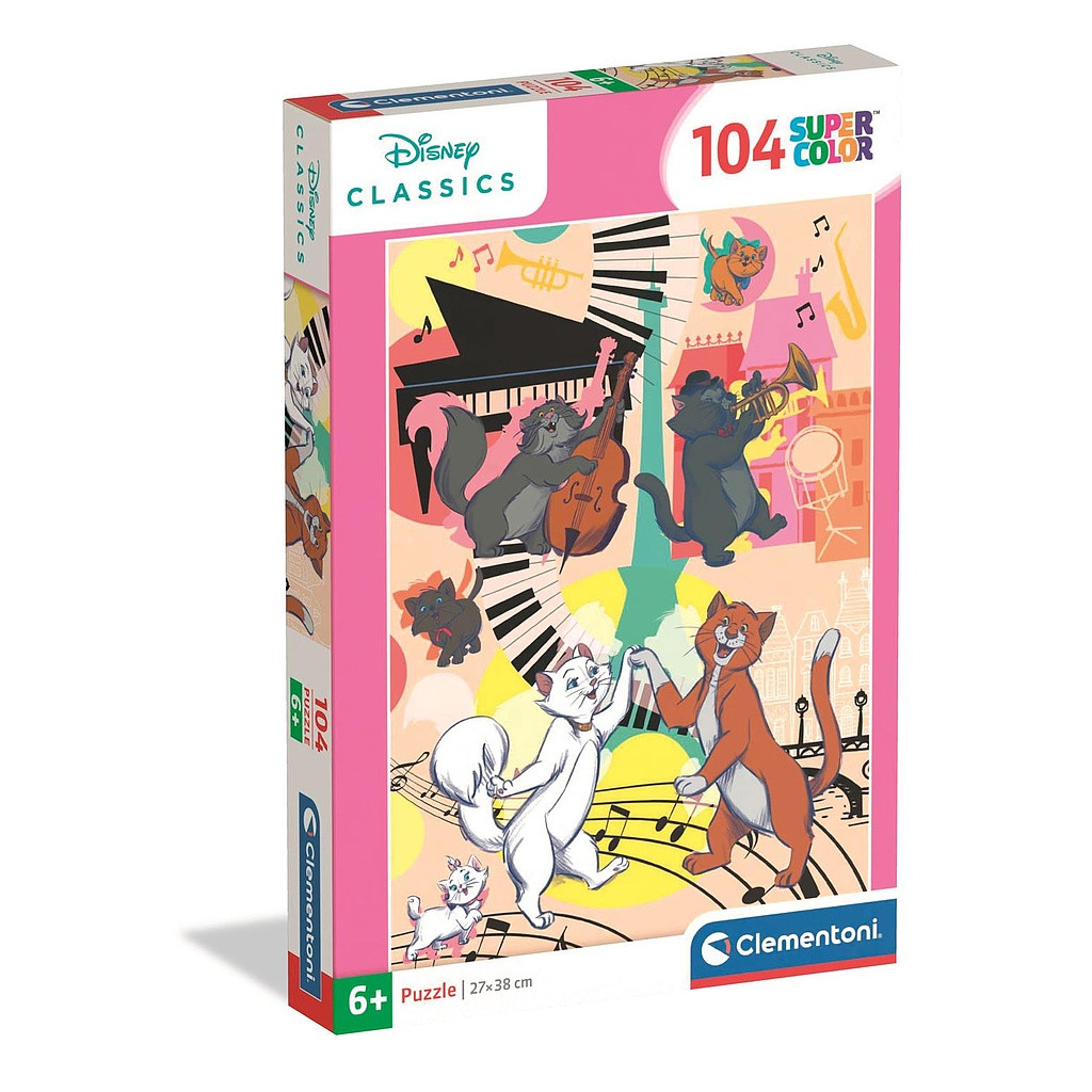 Disney Classics Aristocats 104-osaline Clementoni pusle – tootepilt