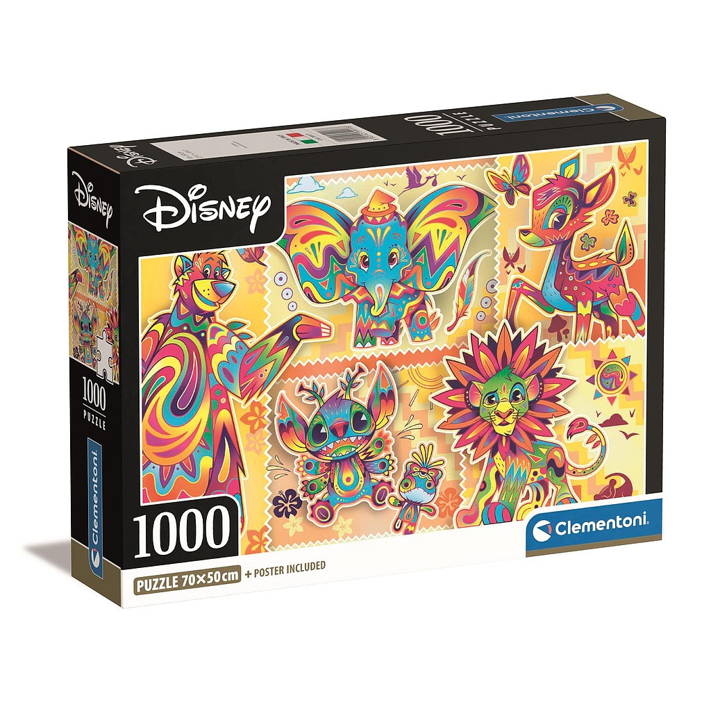 Disney Classics Boho Style 1000-osaline Compact pusle Clementoni – tootepilt