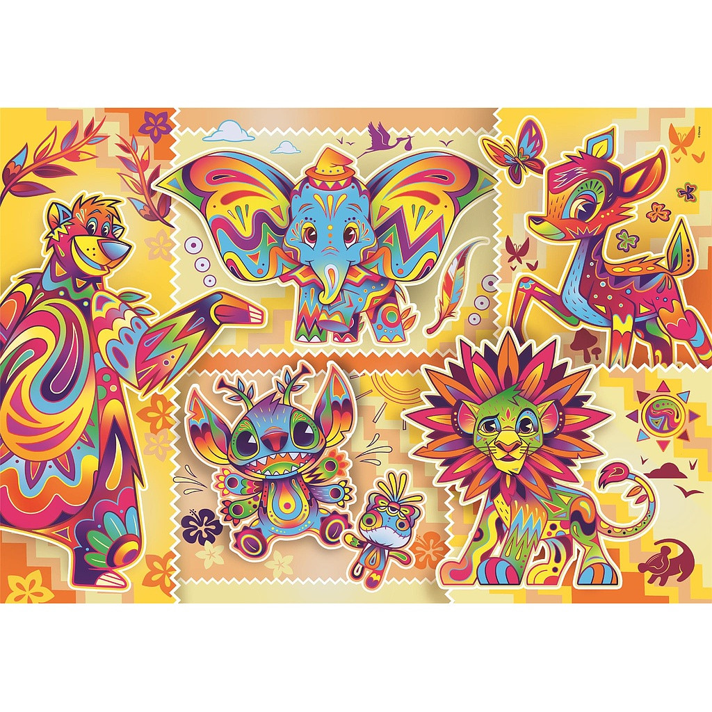Disney Classics Boho Style 1000-osaline Compact pusle Clementoni – detailvaade 2