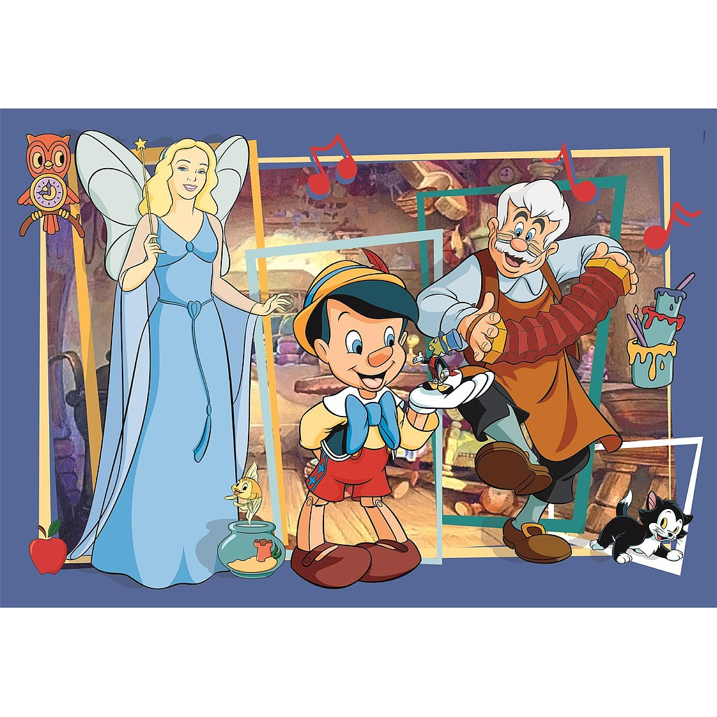 Disney Classics Pinocchio 104-osaline pusle Clementoni – detailvaade 2