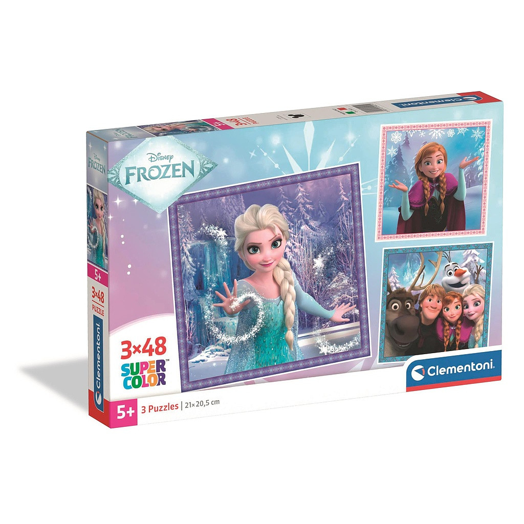 Disney Frozen 3×48-osaline pusle Clementoni – tootepilt