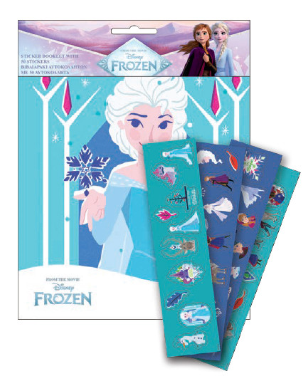 Disney Frozen 50 kleepsuga kleepsualbum – tootepilt