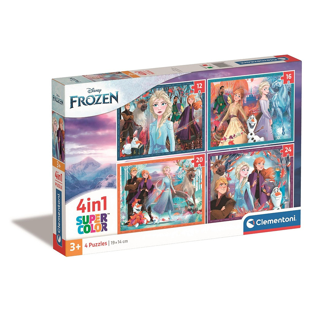 Disney Frozen Echoes 4-in-1 puslekomplekt Clementoni – tootepilt