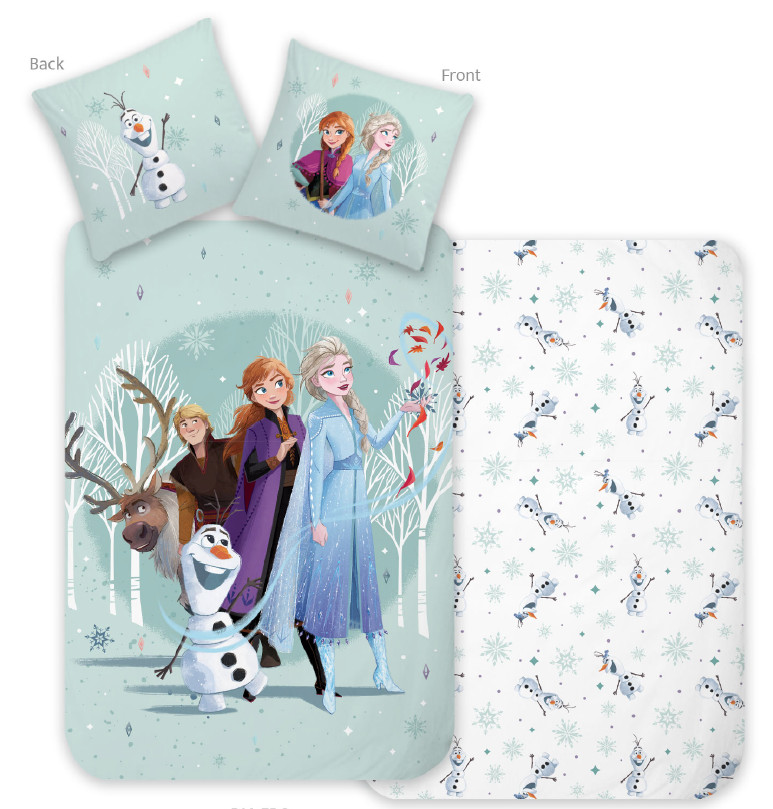 Disney Frozen Forest Adventure children's nursery voodipesukomplekt 100×135 cm, 40×60 cm – tootepilt