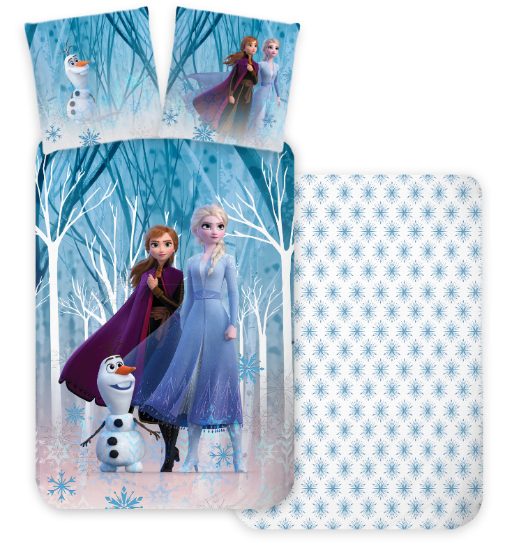 Disney Frozen Forest children's voodipesukomplekt 100x135 cm, 40x60 cm – tootepilt