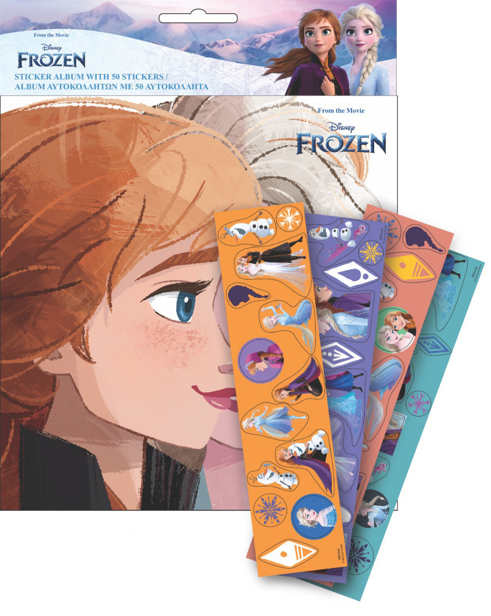 Disney Frozen Glamor 50 kleepsuga kleepsualbum – tootepilt