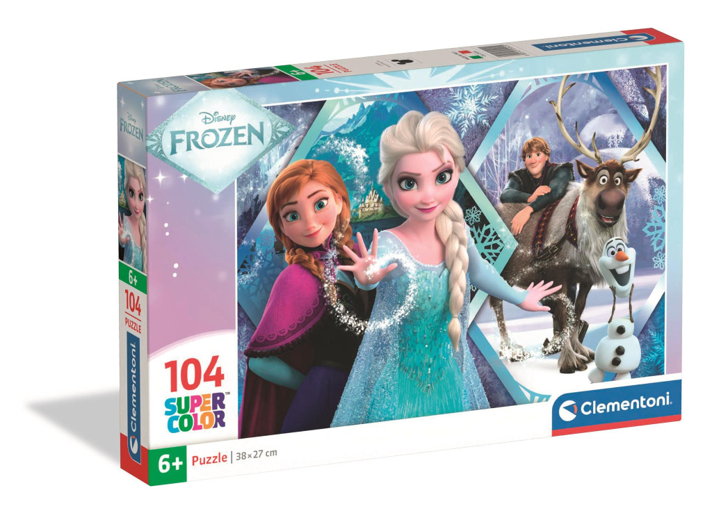 Disney Frozen Ice Kingdom 104-osaline Clementoni pusle – tootepilt
