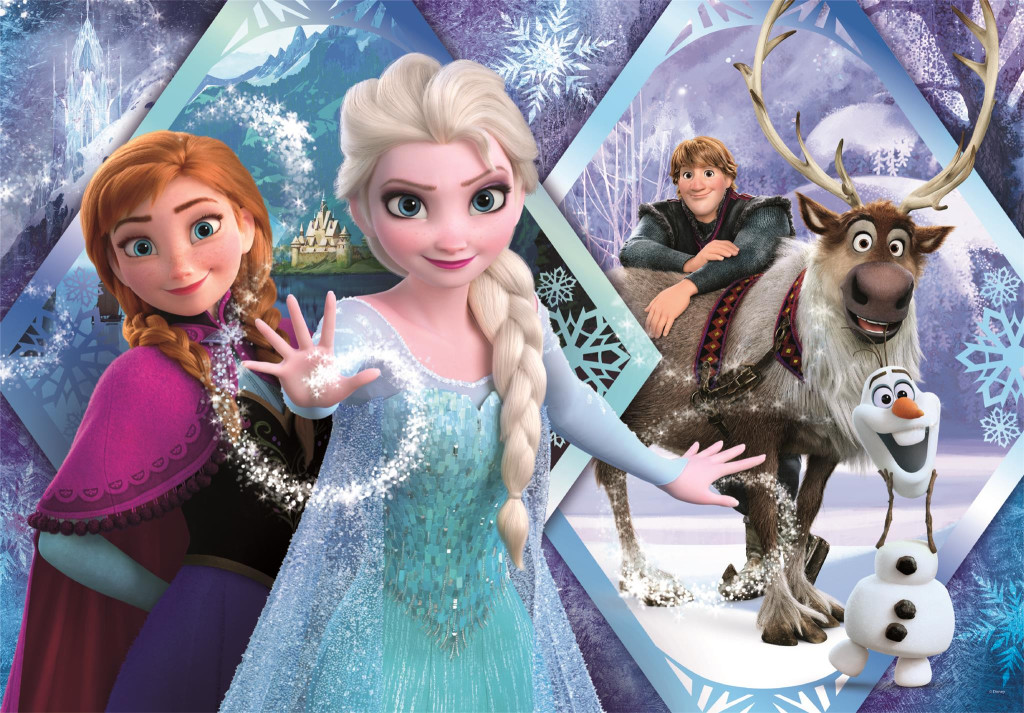 Disney Frozen Ice Kingdom 104-osaline Clementoni pusle – detailvaade 2