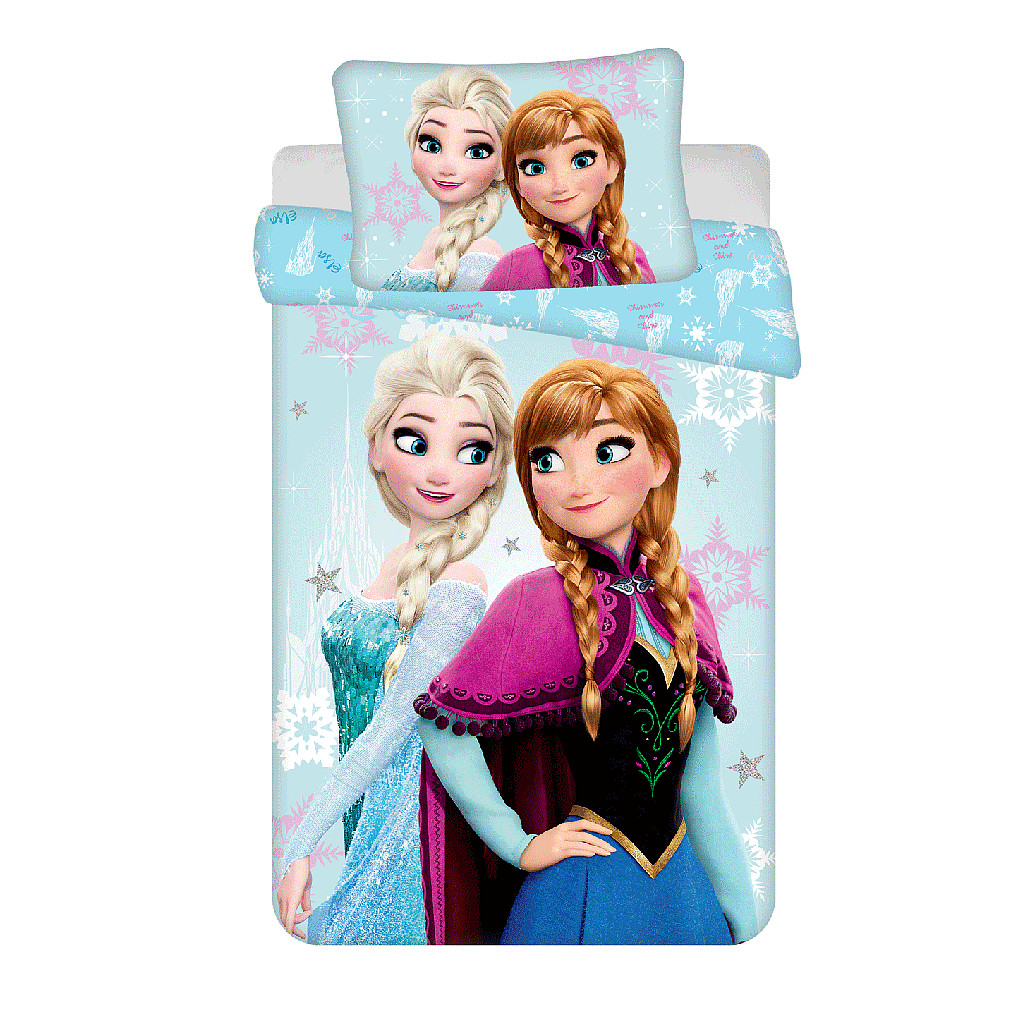 Disney Frozen Light Blue children's bedding 100x135 cm, 40x60 cm – tootepilt