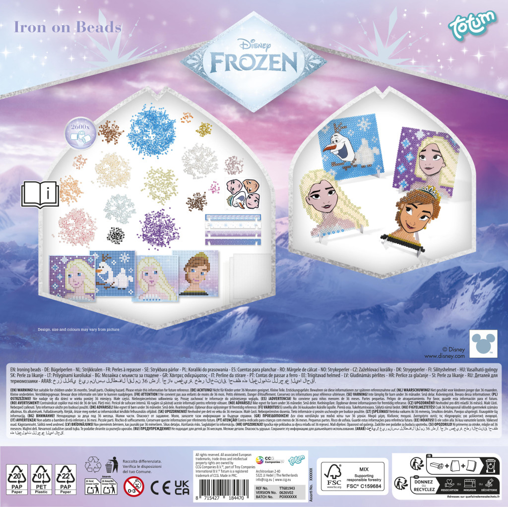 Disney Frozen Magic iron-on bead loovkomplekt – detailvaade 2