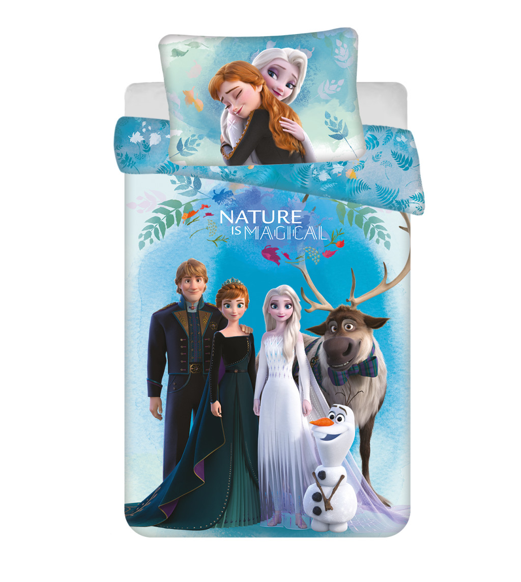Disney Frozen Nature is Magical children's bedding 100x135 cm, 40x60 cm – tootepilt