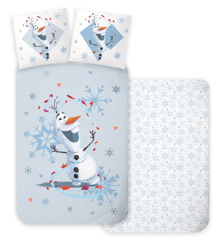 Disney Frozen Olaf children's voodipesukomplekt 100x135 cm, 40x60 cm – tootepilt