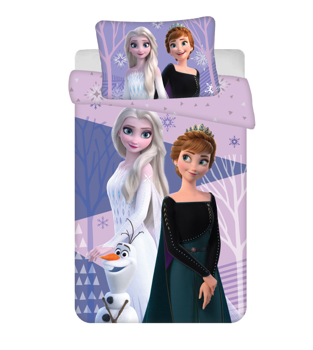 Disney Frozen Purple children's voodipesukomplekt 100x135 cm, 40x60 cm – tootepilt