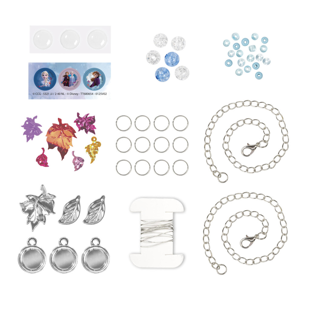 Disney Frozen Sisters charm käevõrude valmistamise komplekt – detailvaade 2