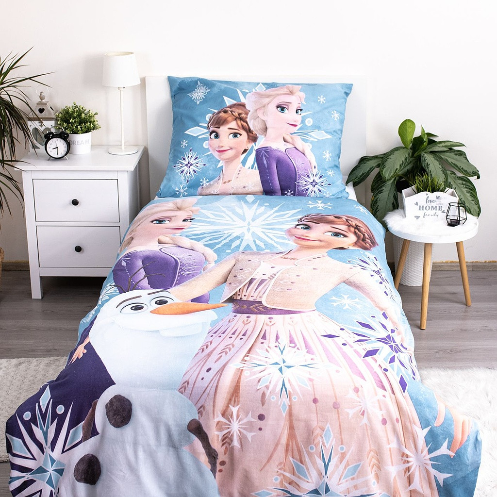 Disney Frozen White Snowflake children's bedding 100x135 cm, 40x60 cm – detailvaade 2