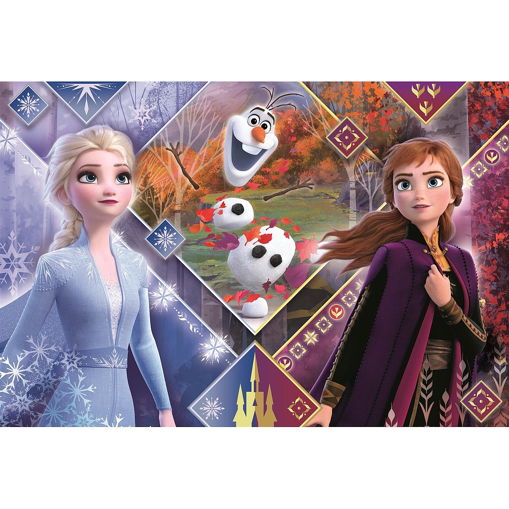 Disney Frozen Winter Magic 104-osaline maxi pusle Clementoni – detailvaade 2